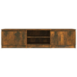 Vidaxl Tv Cabinet Smoked Oak 140X40X35.5 Cm Engineered Wood - thumbnail 3