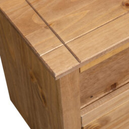 Vidaxl Corner Tv Cabinet 93X49X49 Cm Solid Pine Panama Range - thumbnail 8