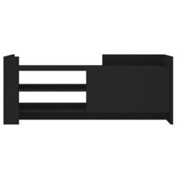 Berkfield Durable Tv Cabinet Black 100X35X40 Cm Engineered Wood - thumbnail 4
