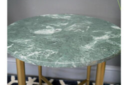 Contemporary Marble Top Sage Coffee Table - thumbnail 4