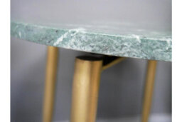 Contemporary Marble Top Sage Coffee Table - thumbnail 3