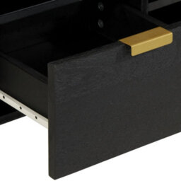 Berkfield Tv Cabinet Black 100X33X46 Cm Engineered Wood - thumbnail 7