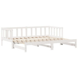 Berkfield Daybed With Trundle And Drawers Without Mattress White 90X190 Cm Single - thumbnail 6