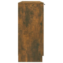 Berkfield Sideboard Smoked Oak 90.5X30X70 Cm Engineered Wood - thumbnail 6