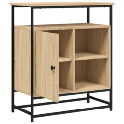 Berkfield Classic Sideboard Sonoma Oak 69X35X80 Cm Engineered Wood - thumbnail 5