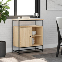 Berkfield Classic Sideboard Sonoma Oak 69X35X80 Cm Engineered Wood - thumbnail 2