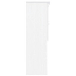 Berkfield Durable Dresser Top Alta White 77X30X92 Cm Solid Wood Pine - thumbnail 6