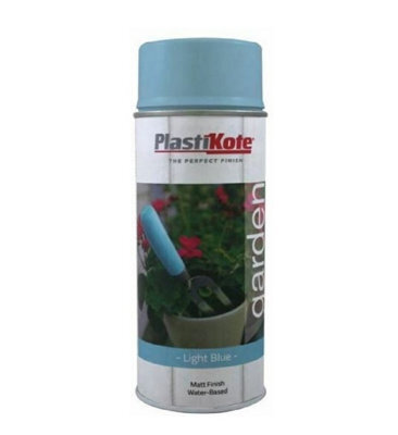 SuperGift.com Plastikote Garden Light Blue Paint Decorative Garden Paint, 400Ml