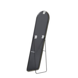 Living And Home Black Home Home Modern Arched Metal Floor Mirror 40Cm W X 150Cm H - thumbnail 7