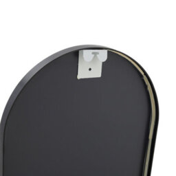 Living And Home Black Home Home Modern Arched Metal Floor Mirror 40Cm W X 150Cm H - thumbnail 8