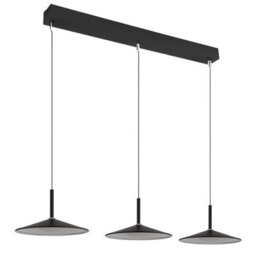 Luminosa Lighting Luminosa Lampone Bar Pendant Ceiling Light Matt Black 3X Led 4000K - thumbnail 2
