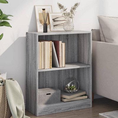 Vidaxl Bookshelf Grey Sonoma 60X24X76 Cm Engineered Wood Bookcases - image 1