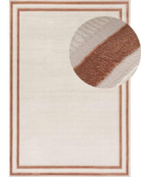 The Rugs Carmel Cream/terra Bordered Area Rug And Runner Non Shedding, Stain Resistant, Soft - thumbnail 2