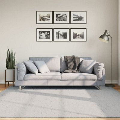 Walplus Rug Huarte Short Pile Soft And Washable Grey 200X200 Cm - image 1