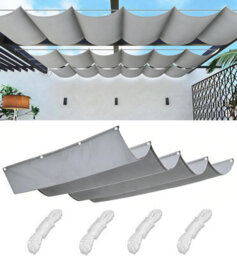 Grey 1X3M Rectangular Shade Sail Waterproof Retractable - thumbnail 1
