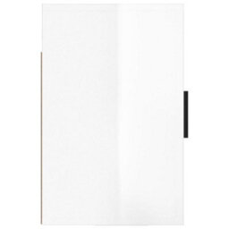 Berkfield Elegant Wall-Mounted Bedside Cabinets 2 Pcs High Gloss White 50X30X47Cm - thumbnail 8