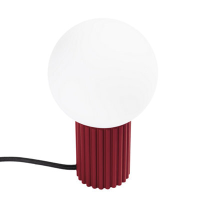 Luminosa Lighting Luminosa Halo Globe Table Lamp Burgundy 1X G9 - image 1