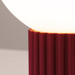 Luminosa Lighting Luminosa Halo Globe Table Lamp Burgundy 1X G9 - thumbnail 5