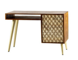 Buttercup Farm Edison Desk - Solid Mango Wood - L58 X W117 X H78 Cm - thumbnail 2