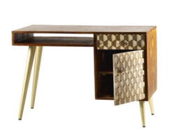 Buttercup Farm Edison Desk - Solid Mango Wood - L58 X W117 X H78 Cm - thumbnail 5
