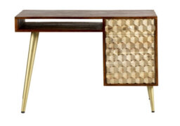 Buttercup Farm Edison Desk - Solid Mango Wood - L58 X W117 X H78 Cm - thumbnail 4