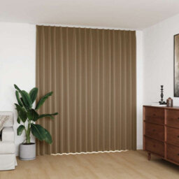 Berkfield Blackout Curtain With Hooks Taupe 290X245 Cm - thumbnail 1