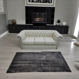 Chesterfield 3 Seater Sofa Settee Charles Cream Linen Fabric In Classic Style - thumbnail 2
