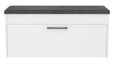 Parma Shoe Cabinet White At An Attractive Price - image 1