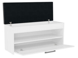 Parma Shoe Cabinet White At An Attractive Price - thumbnail 2