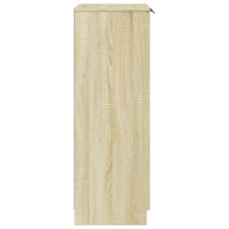 Berkfield Sturdy Shoe Cabinet Sonoma Oak 59X35X100 Cm Engineered Wood - thumbnail 5
