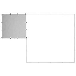 Walplus Outdoor Dog Kennel Silver 6.05 M² Steel - thumbnail 4
