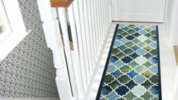 "Bravich Hard Wearing Non-Slip Kitchen Runner Mat - Blue Anejo - 2'2""x12'ft (66X366Cm)" - thumbnail 2
