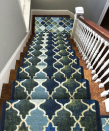 "Bravich Hard Wearing Non-Slip Kitchen Runner Mat - Blue Anejo - 2'2""x12'ft (66X366Cm)" - thumbnail 7