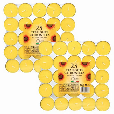 Price's Candles Prices Candles Citronella Tealights 25 X 2