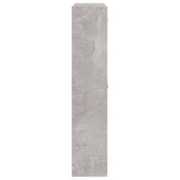 Vidaxl Shoe Cabinet Concrete Grey 59X17X81 Cm Engineered Wood - thumbnail 6