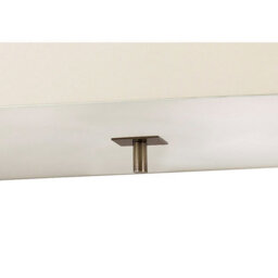 Luminosa Lighting Luminosa Akira Square Pendant 4 Light E27, Antique Brass With Cream Shade - thumbnail 6