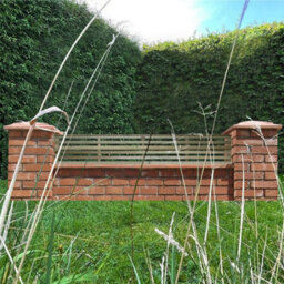 Premier Garden Supplies Premier Vogue Wooden Trellis Panel 6Ft X 1Ft (3 Pack) Horizontal Slatted Decorative Fencing Topper For Climbing Plant Support - thumbnail 4
