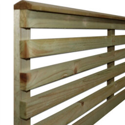 Premier Garden Supplies Premier Vogue Wooden Trellis Panel 6Ft X 1Ft (3 Pack) Horizontal Slatted Decorative Fencing Topper For Climbing Plant Support - thumbnail 6