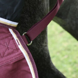 "Highlander Plus Combo Neck 100G Horse Turnout Rug Maroon (7 3"")" - thumbnail 3