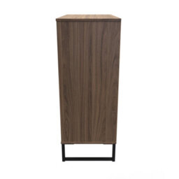 Beijing 5 Drawer Chest Of Drawers In Carini Walnut (Ready Assembled) - thumbnail 2