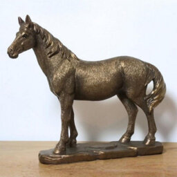 Animal Crackers Horse Figurine, Leonardo Reflections Bronzed, Gift Boxed - thumbnail 1