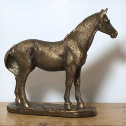 Animal Crackers Horse Figurine, Leonardo Reflections Bronzed, Gift Boxed - thumbnail 3