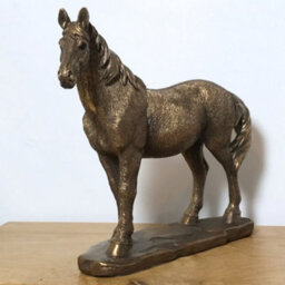 Animal Crackers Horse Figurine, Leonardo Reflections Bronzed, Gift Boxed - thumbnail 2