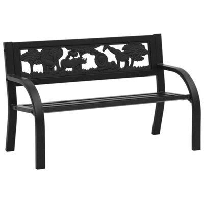 Vidaxl Children Garden Bench 86 Cm Steel - image 1