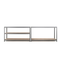 Rb Boss Garage Shelving Unit 5 Shelf Mdf Galvanised Steel (H)1800mm (W)1600mm (D)600mm - thumbnail 6
