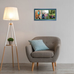 AK Frames 16X8 Gold Sleek Multi Photo Frame With Emerald Mount - Holds 3 Apertures (3X) 7X5 Photos - thumbnail 3