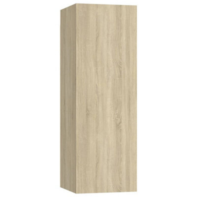 Berkfield Sturdy Tv Cabinet Sonoma Oak 30.5X30X90 Cm Engineered Wood - image 1