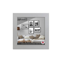 "AK Frames 10X10"" Silver Poster Frame - Modern Picture Frame For Wall Art, Prints And Photos - Durable And Stylish Display Frame" - thumbnail 1