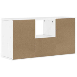 Berkfield Tv Cabinet With Drawer Odda White 79X24X40 Cm Solid Wood Pine - thumbnail 8