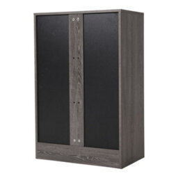 Thehotsale Grey 6-Tier Wooden Shoe Storage Cabinet With 2 Doors - thumbnail 5